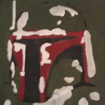 Painting titled "Boba Fett Shirt" by Fat Tony, Original Artwork