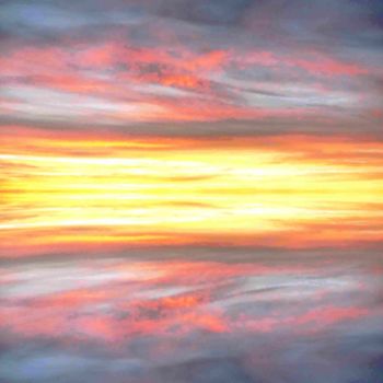 Photographie intitulée "Sunset" par Maëva Faure, Œuvre d'art originale, Photo montage