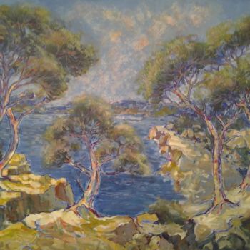 Pintura intitulada "Bord de mer" por Fauve En Provence, Obras de arte originais, Outro