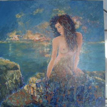 Painting titled "Récif Coralie" by Fauve En Provence, Original Artwork, Other