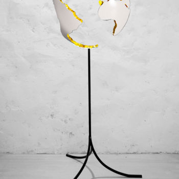 "Globe Fauvet J'adore" başlıklı Heykel Pascal Fauvet tarafından, Orijinal sanat, Rezine