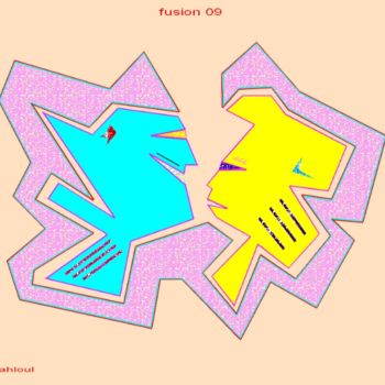 数字艺术 标题为“fusion 09” 由Eagles100, 原创艺术品, 2D数字工作