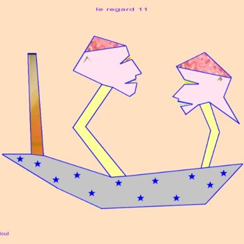 Arte digital titulada "le-regard-11.jpg" por Eagles100, Obra de arte original, Otro
