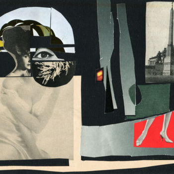 Collages intitolato "Untitled" da Fabrizio Bandini, Opera d'arte originale