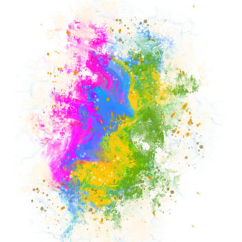 Arte digital titulada "Aquarelle Colors Lo…" por Fcentrone, Obra de arte original, Pintura Digital