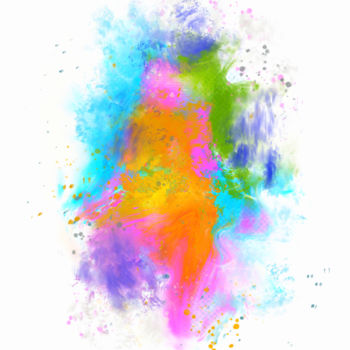 Цифровое искусство под названием "Aquarelle Colors Lo…" - Fcentrone, Подлинное произведение искусства, Цифровая живопись
