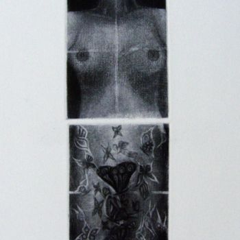 Estampas & grabados titulada "Papillonnante" por François Crinel, Obra de arte original, Grabado
