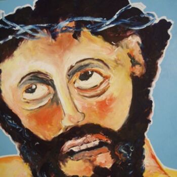 Pintura intitulada "Christ gisant 5 ( d…" por Francis Denis, Obras de arte originais