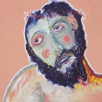 Peinture intitulée "Christ gisant 2   (…" par Francis Denis, Œuvre d'art originale