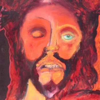 Painting titled "Ecce Homo" by Francis Denis, Original Artwork