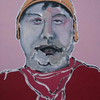 Painting titled "L'idiot" by Francis Denis, Original Artwork