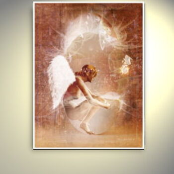 Arts numériques intitulée "Angel" par Fabienne Botte " Febee", Œuvre d'art originale, Peinture numérique