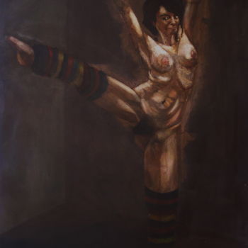 Painting titled "La bailarina" by Federico Pedro, Original Artwork, Other