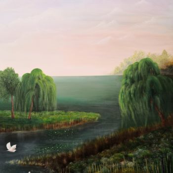 Peinture intitulée "Nature" par Feedeluz, Œuvre d'art originale, Acrylique