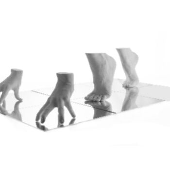 Скульптура под названием "The Start Over" - Federica Ripani (White Art Lab), Подлинное произведение искусства