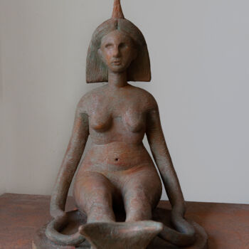 "Mami Wata" başlıklı Heykel Federico Womb tarafından, Orijinal sanat, Terracotta