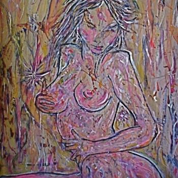 Painting titled "Marjorie Sans Lunet…" by Bousquet Federico, Original Artwork, Oil