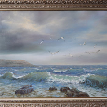 Картина под названием ""Баллада о море"" - Антон Федорченко, Подлинное произведение искусства, Масло
