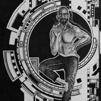 Рисунок под названием "3" - Евгений Федористов, Подлинное произведение искусства, Шариковая ручка
