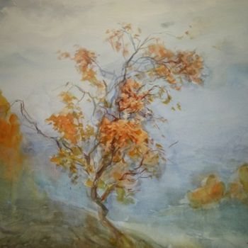 Картина под названием "Оесенний пейзаж" - Fedor, Подлинное произведение искусства, Другой