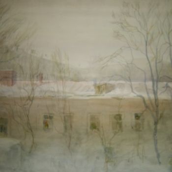 Картина под названием "Дом" - Fedor, Подлинное произведение искусства, Другой