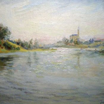 Pittura intitolato "Вальдхаузэн. (Австр…" da Fedor, Opera d'arte originale, Olio