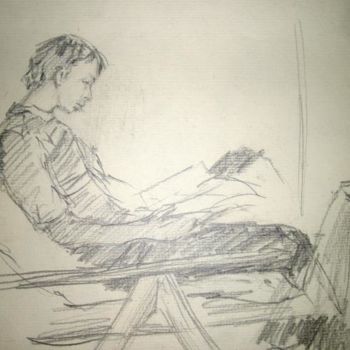 Drawing titled "Лев." by Fedor, Original Artwork, Other