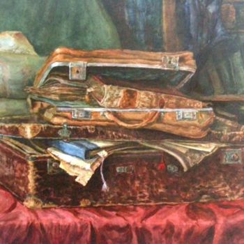 Ζωγραφική με τίτλο "Старые вещи." από Fedor, Αυθεντικά έργα τέχνης, Άλλος