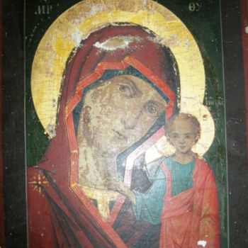 Картина под названием "Богородица." - Fedor, Подлинное произведение искусства, Другой