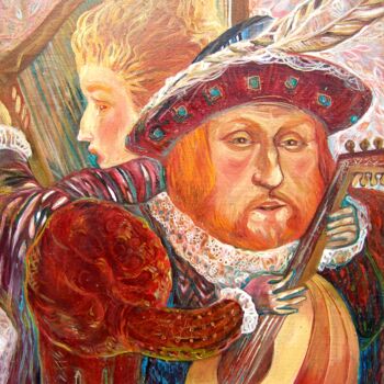 Peinture intitulée "Royal song." par Fedor Zubkov, Œuvre d'art originale, Huile Monté sur Châssis en bois