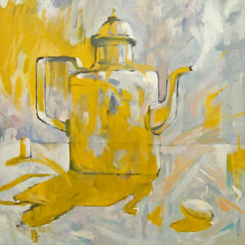 Malerei mit dem Titel "Morning" von Fedor Zubkov, Original-Kunstwerk, Öl