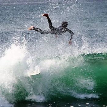 Photographie intitulée "L'envolée&Surf" par Féemerode, Œuvre d'art originale