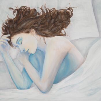 Painting titled "Dreaming" by Felice Mauro Battiston, Original Artwork, Acrylic