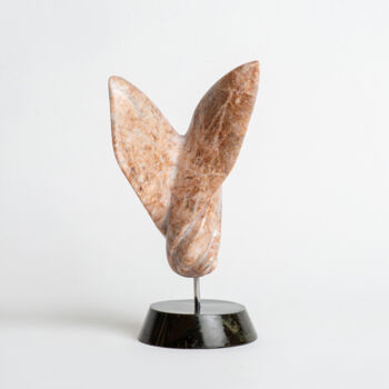 Скульптура под названием "Alas" - Felipe Cesar D'Oliveira, Подлинное произведение искусства, Камень