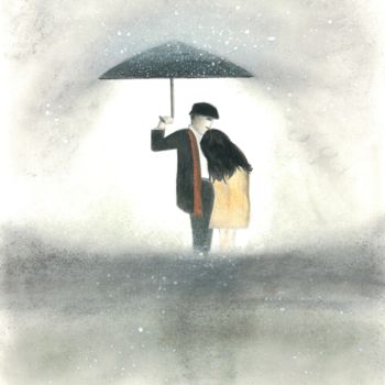 Drawing titled "Guarda-chuva" by Felippe Silva, Original Artwork