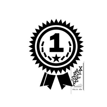 "“Number One Badge”…" başlıklı Dijital Sanat Felix Séa tarafından, Orijinal sanat