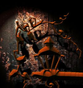 Arte digital titulada "Farol oxidado" por Jecrop, Obra de arte original, Pintura Digital