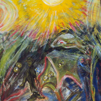 Peinture intitulée "Лабиринты снов." par Irina Dubinina, Œuvre d'art originale, Autre