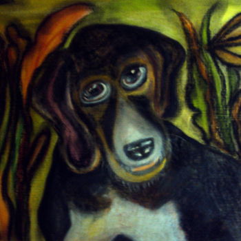 Rysunek zatytułowany „Просто собака.” autorstwa Irina Dubinina, Oryginalna praca, Inny