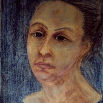 Drawing titled "Одиночество." by Irina Dubinina, Original Artwork, Other