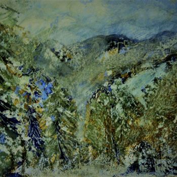 제목이 "Синие горы."인 미술작품 Irina Dubinina로, 원작, 다른