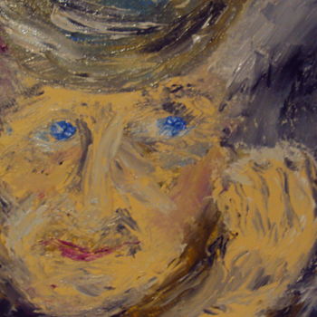 Картина под названием "Портрет." - Irina Dubinina, Подлинное произведение искусства, Масло