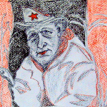 Tekening getiteld "Любимая шляпа." door Irina Dubinina, Origineel Kunstwerk, Anders