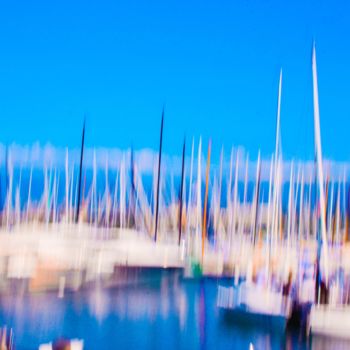 Fotografía titulada "Bateaux blancs" por Luis Fernando Flores U., Obra de arte original