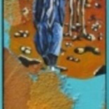 Peinture intitulée "One Tuareg" par Ferdy Poloni, Œuvre d'art originale