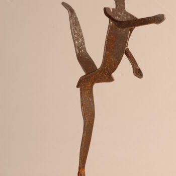 Sculpture titled "bailarinas" by Adrian Fermandois, Original Artwork, Metals