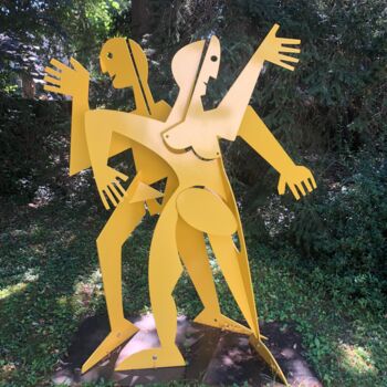 Escultura intitulada "SWING" por Fernand Greco, Obras de arte originais, Metais