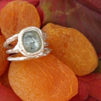 Artigianato intitolato "anello in argento c…" da Fernanda Satta, Opera d'arte originale