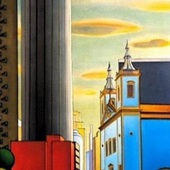 Ζωγραφική με τίτλο "Rio de Janeiro XXIII" από Fernando Barreto, Αυθεντικά έργα τέχνης, Λάδι