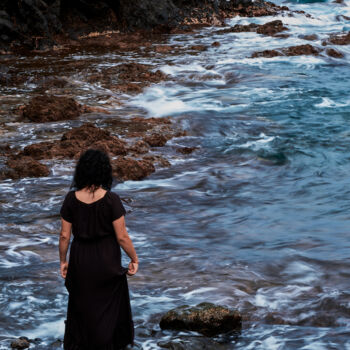 Fotografie getiteld "Girl In black" door Fernando David Amador De Paz, Origineel Kunstwerk, Digitale fotografie